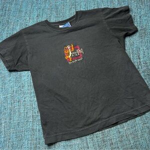 Vintage Disney Pooh Tigger Embroidered T-Shirt in Black